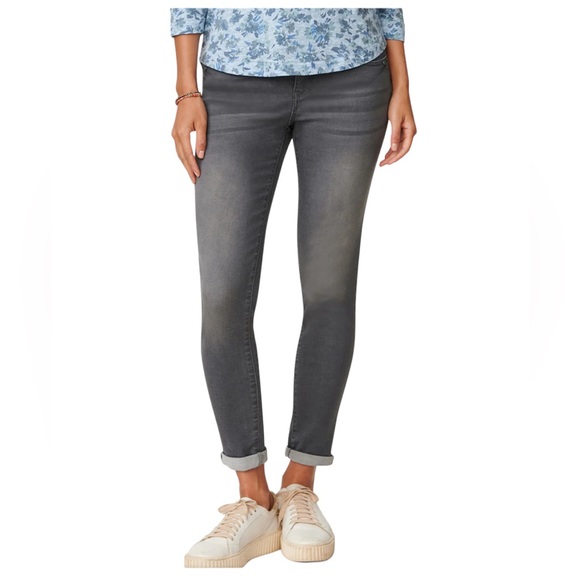 #80 Democracy Gray Luxe Touch Premium Freedom Ankle Skimmer Jean - Picture 14 of 15